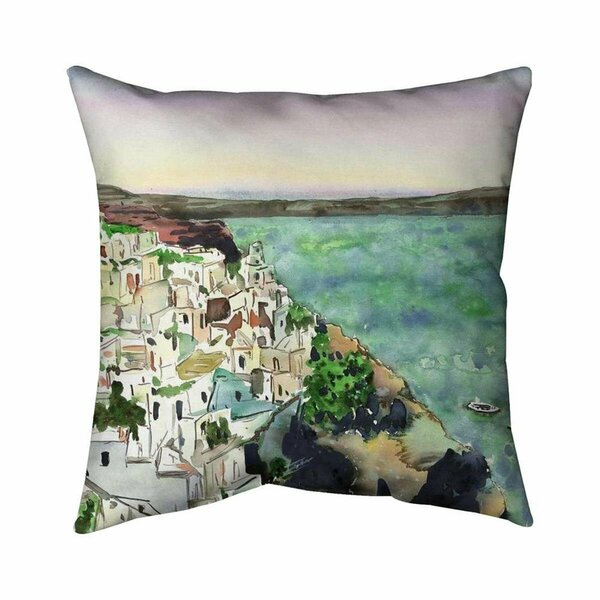 Begin Home Decor 20 x 20 in. Landscape of Crete-Double Sided Print Indoor Pillow 5541-2020-CO131